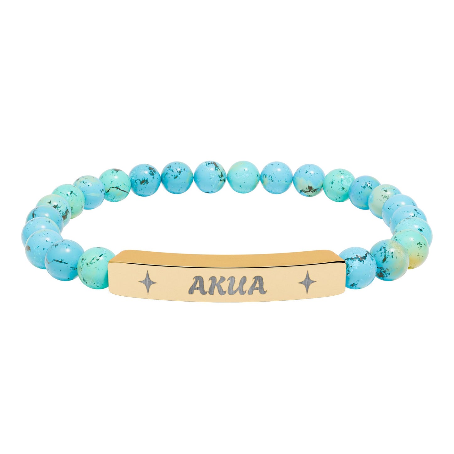 Akua Engraving Stretch Bar Bracelet