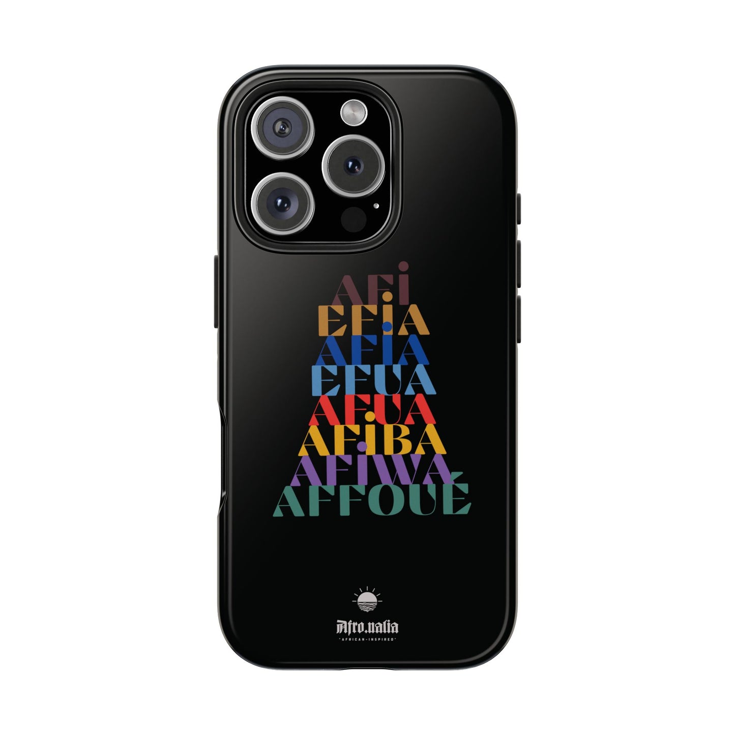 The Shapes of Afia Tough Phone Cases