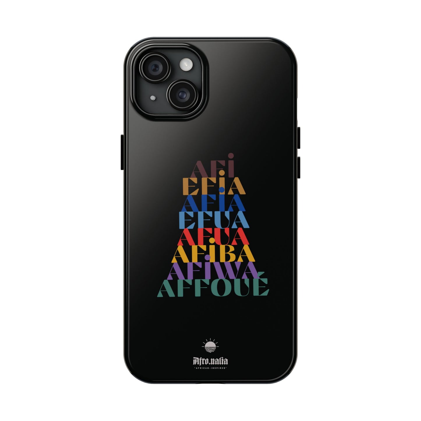The Shapes of Afia Tough Phone Cases