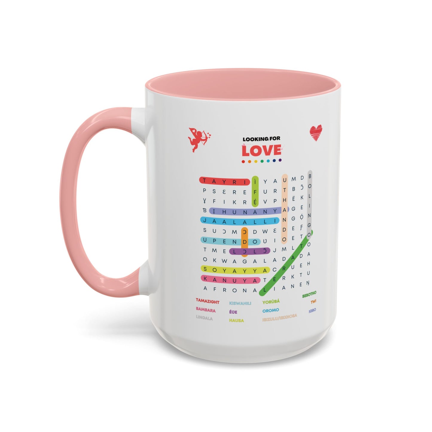Looking for Love Multi-language Mug