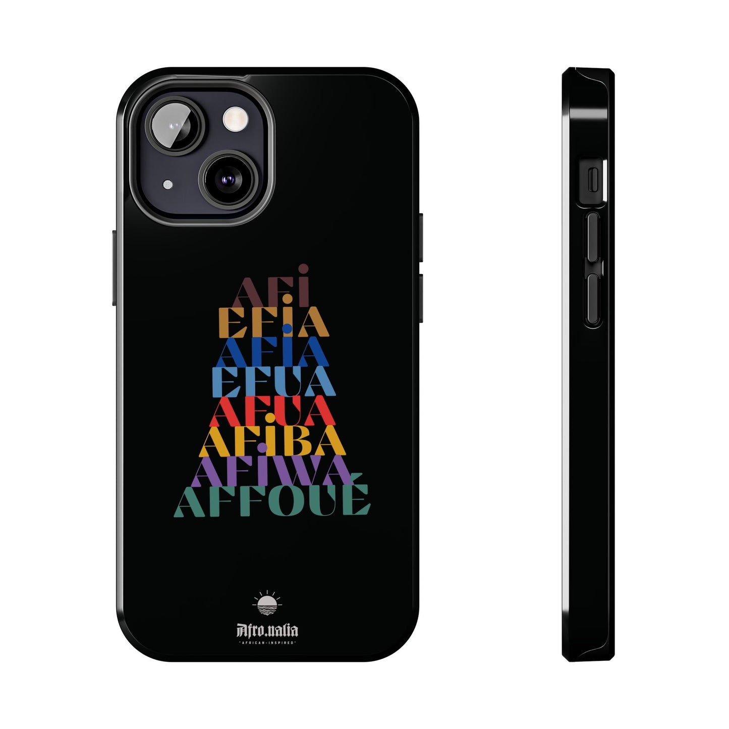 The Shapes of Afia Tough Phone Cases