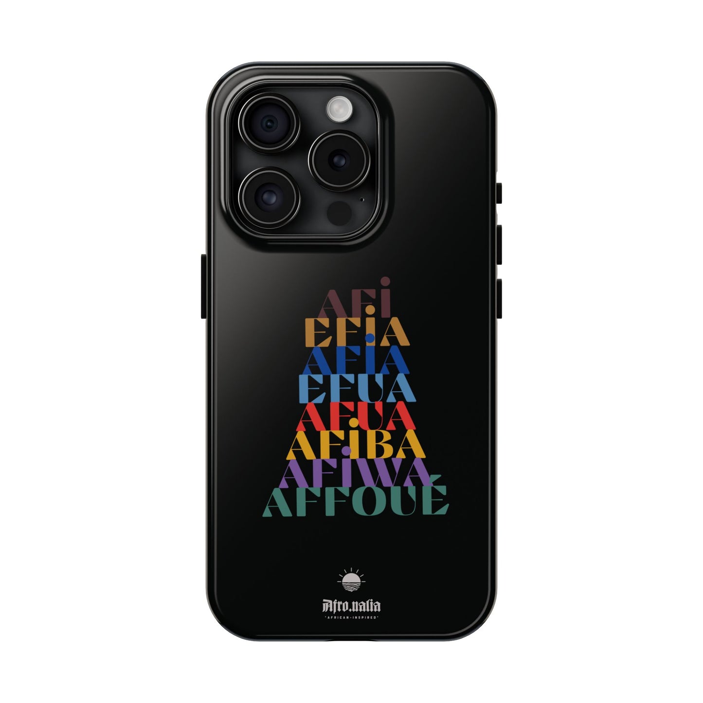 The Shapes of Afia Tough Phone Cases