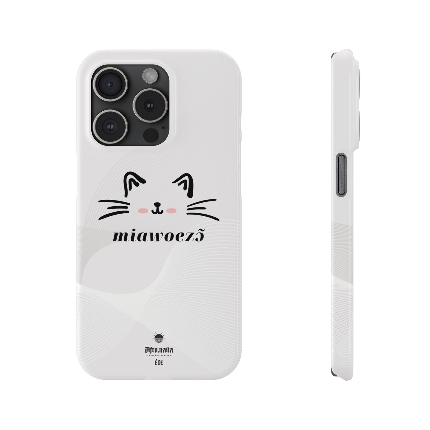 Miawoezo iPhone Slim Phone Cases