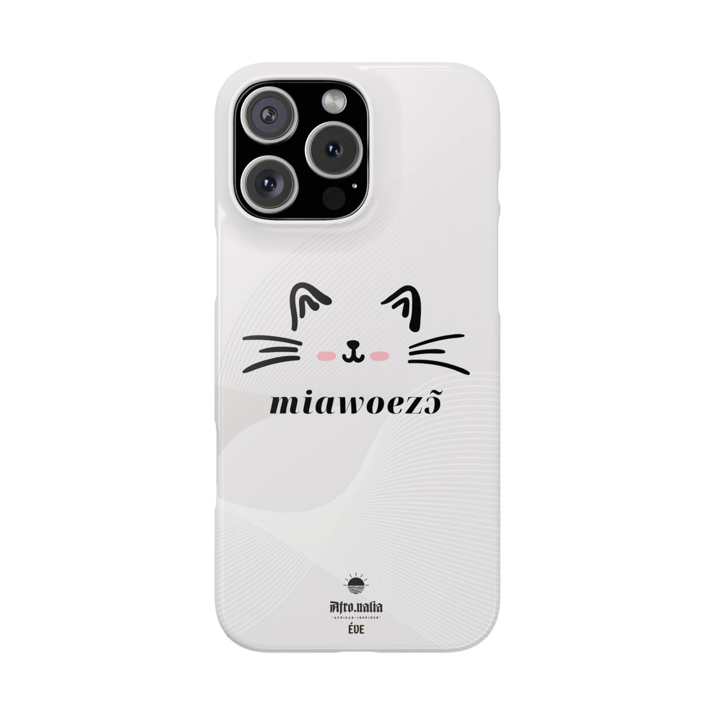 Miawoezo iPhone Slim Phone Cases