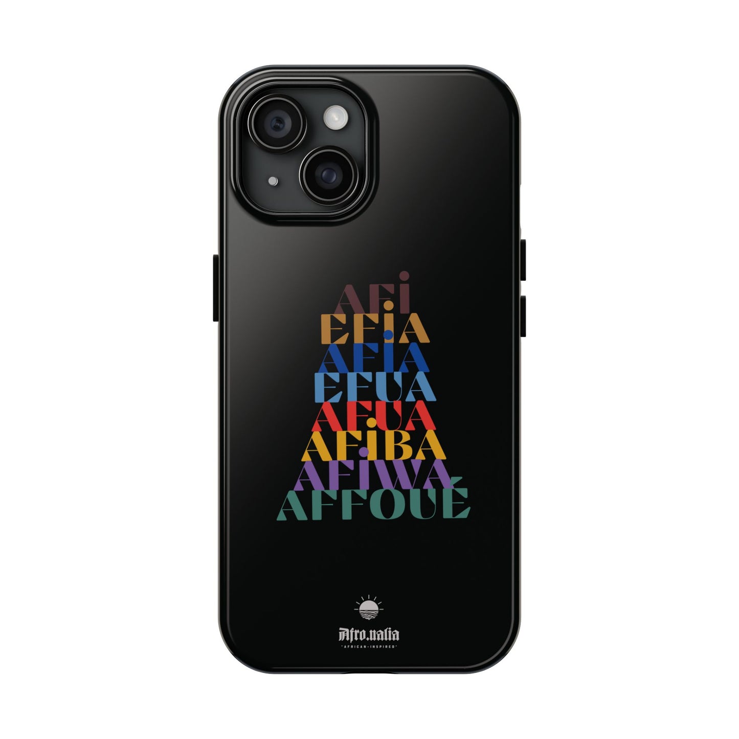 The Shapes of Afia Tough Phone Cases