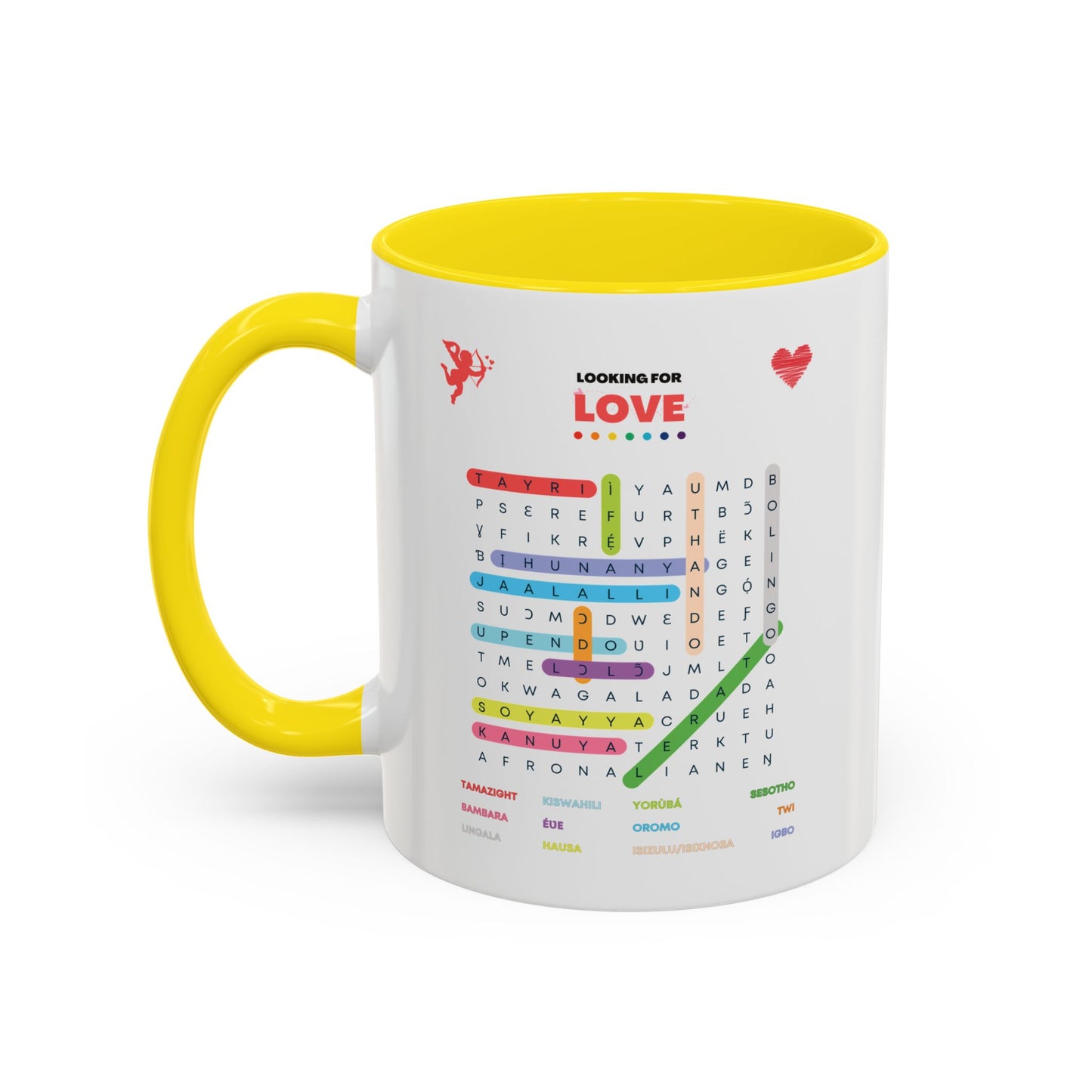 Looking for Love Multi-language Mug