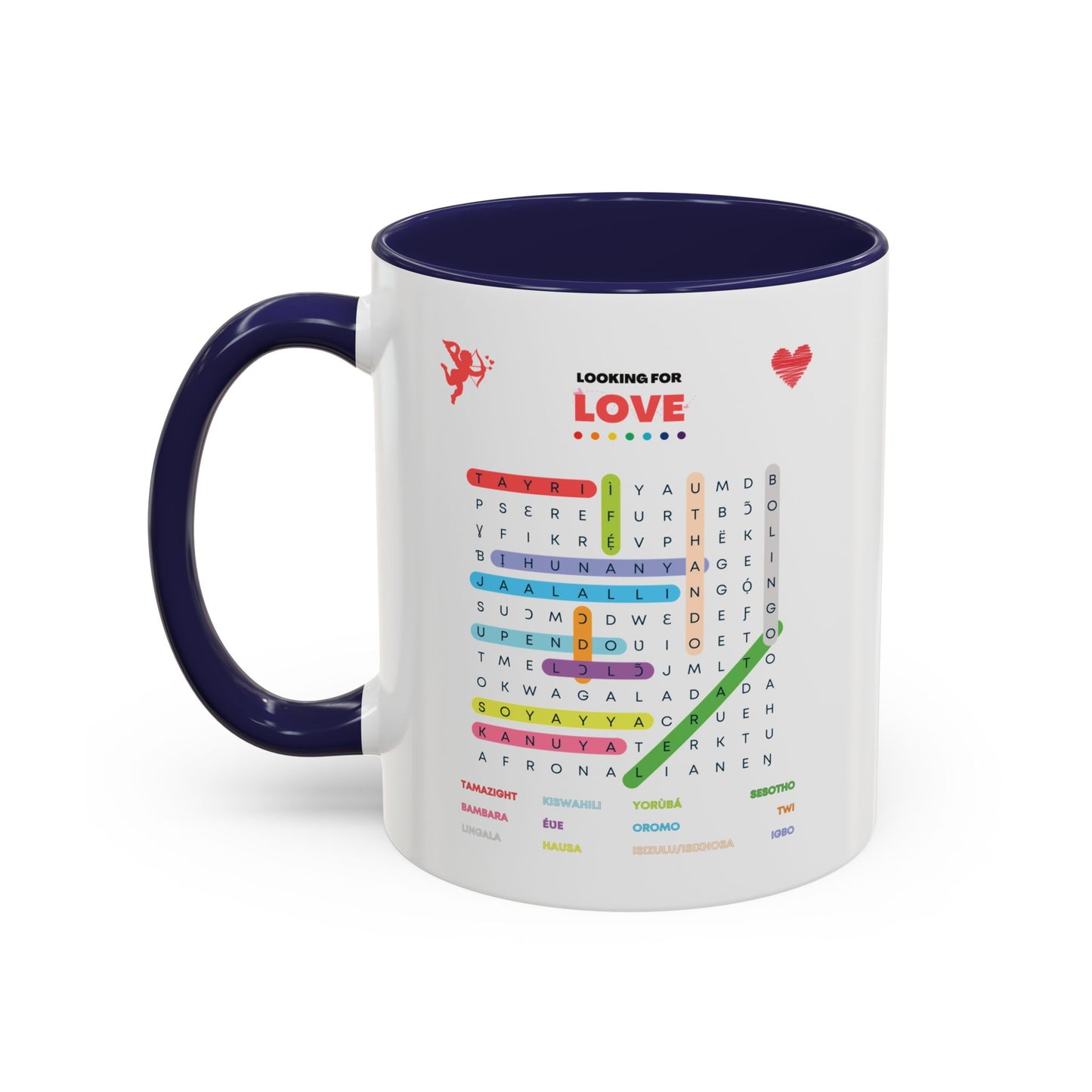 Looking for Love Multi-language Mug