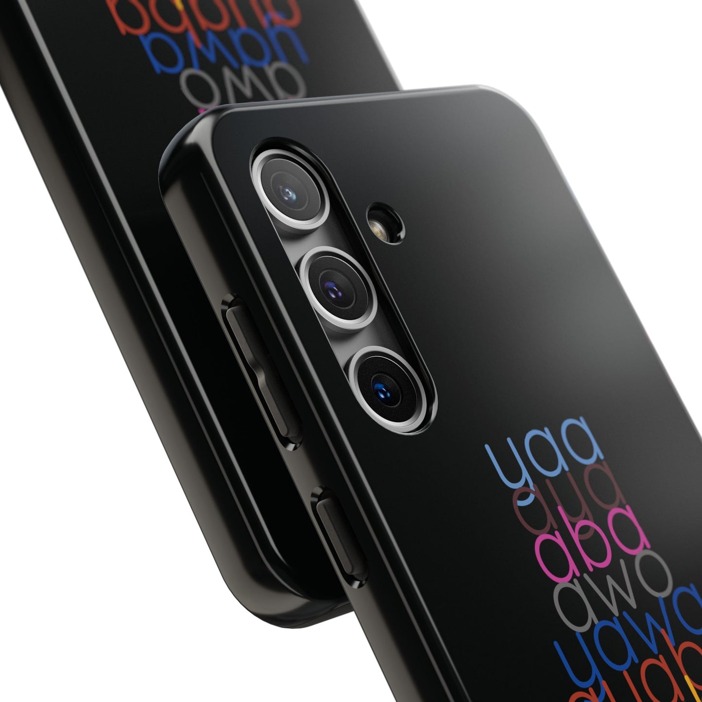 The Shapes of Yaa Black Tough Phone Cases
