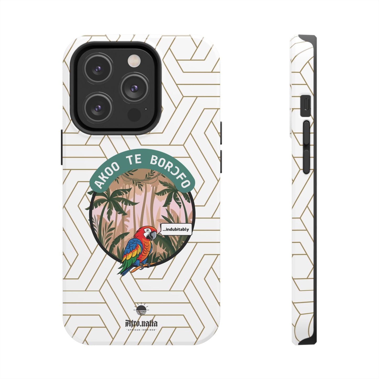 Akoo Te Borɔfo Tough Phone Cases