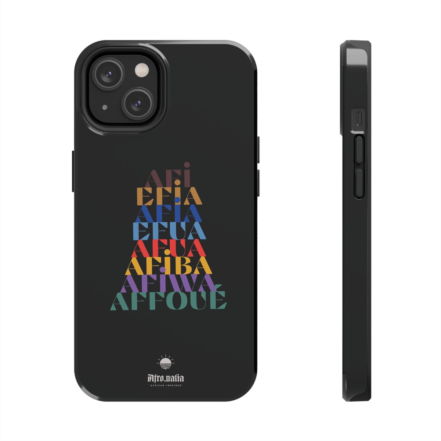 The Shapes of Afia Tough Phone Cases
