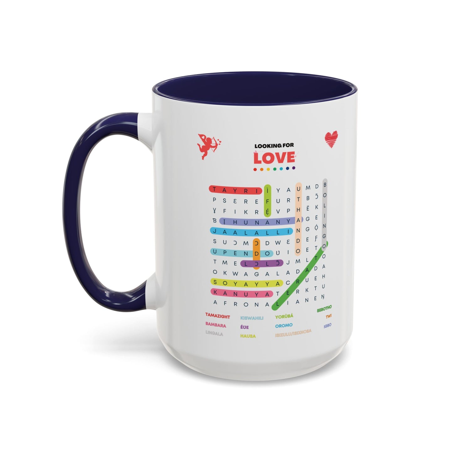 Looking for Love Multi-language Mug