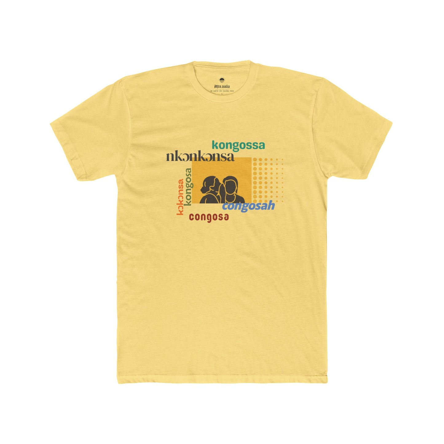 Nkɔnkɔnsa Cotton Crew T-shirt