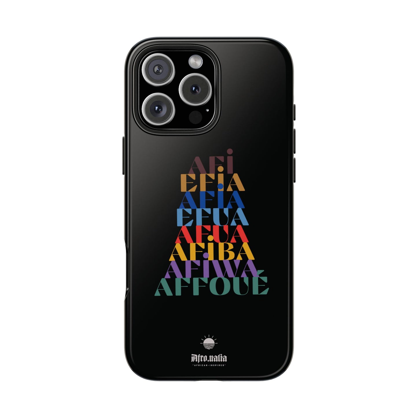 The Shapes of Afia Tough Phone Cases