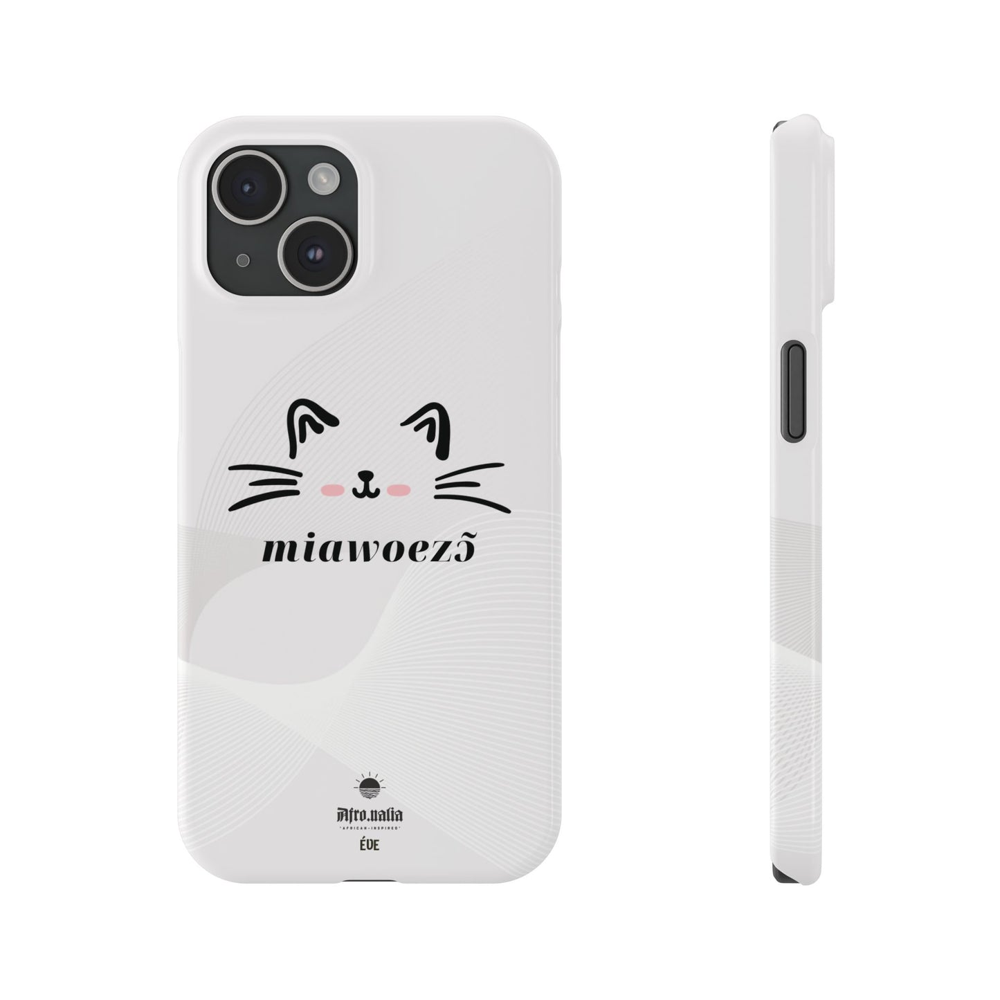 Miawoezo iPhone Slim Phone Cases