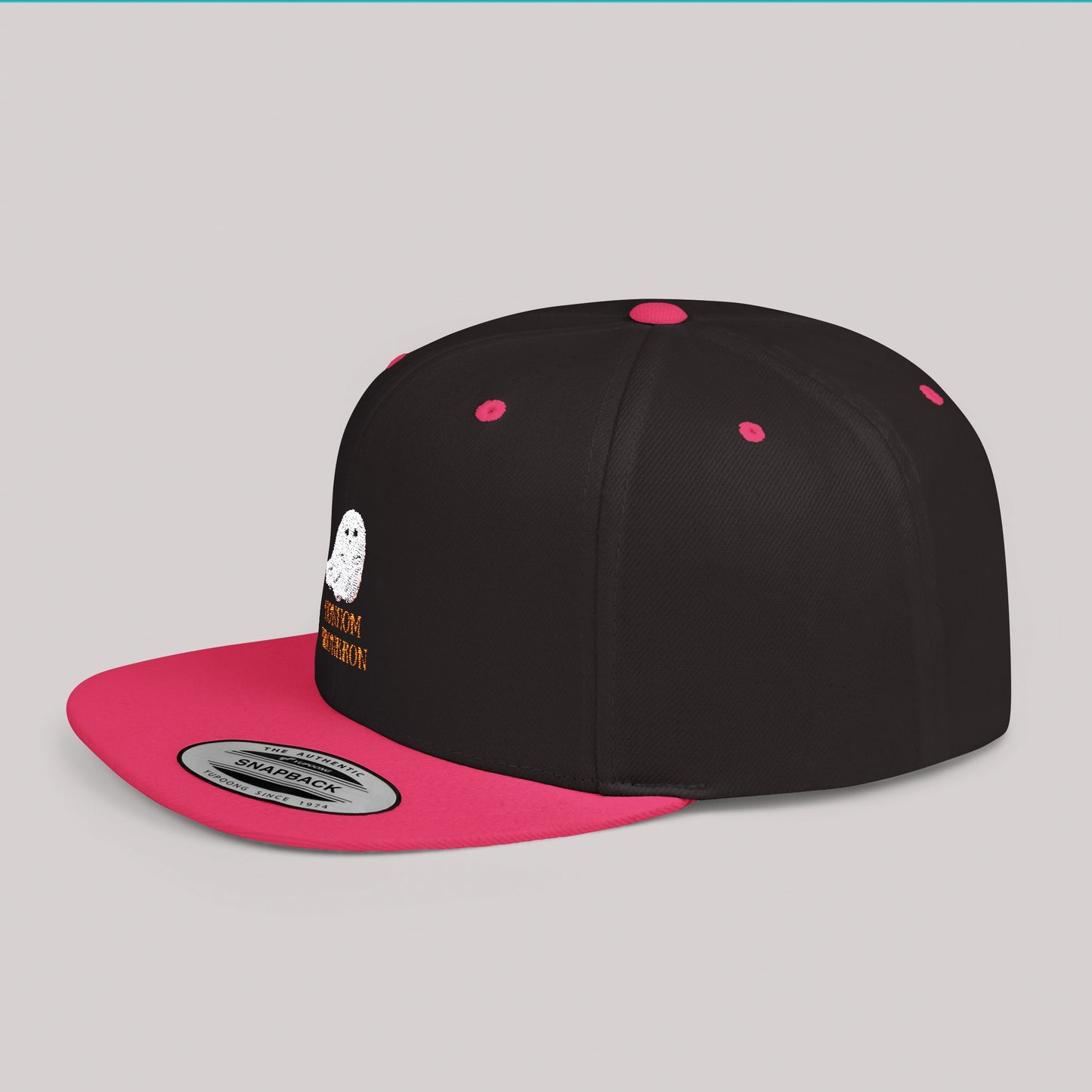 Honhom Kronkron Embroidered Flat Bill Snapback