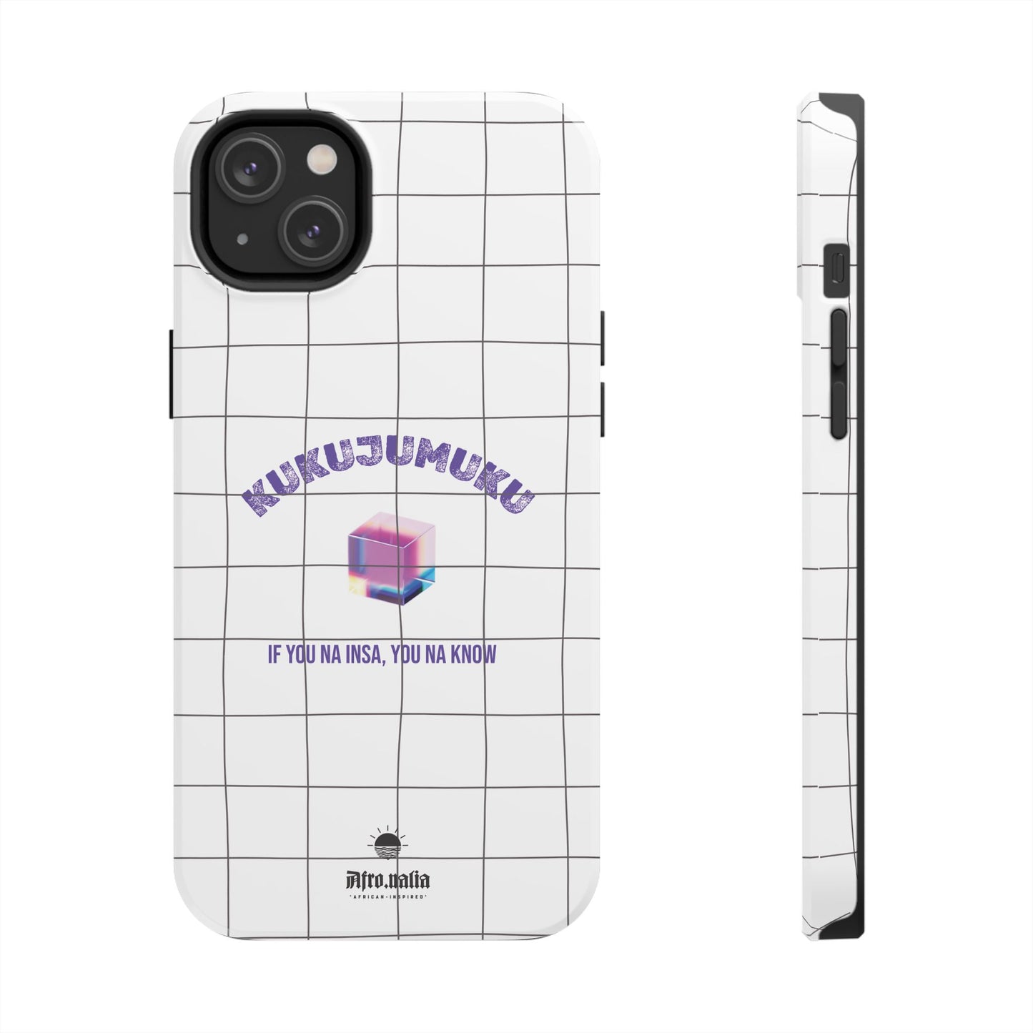 Kukujumuku Black Tough Phone Cases