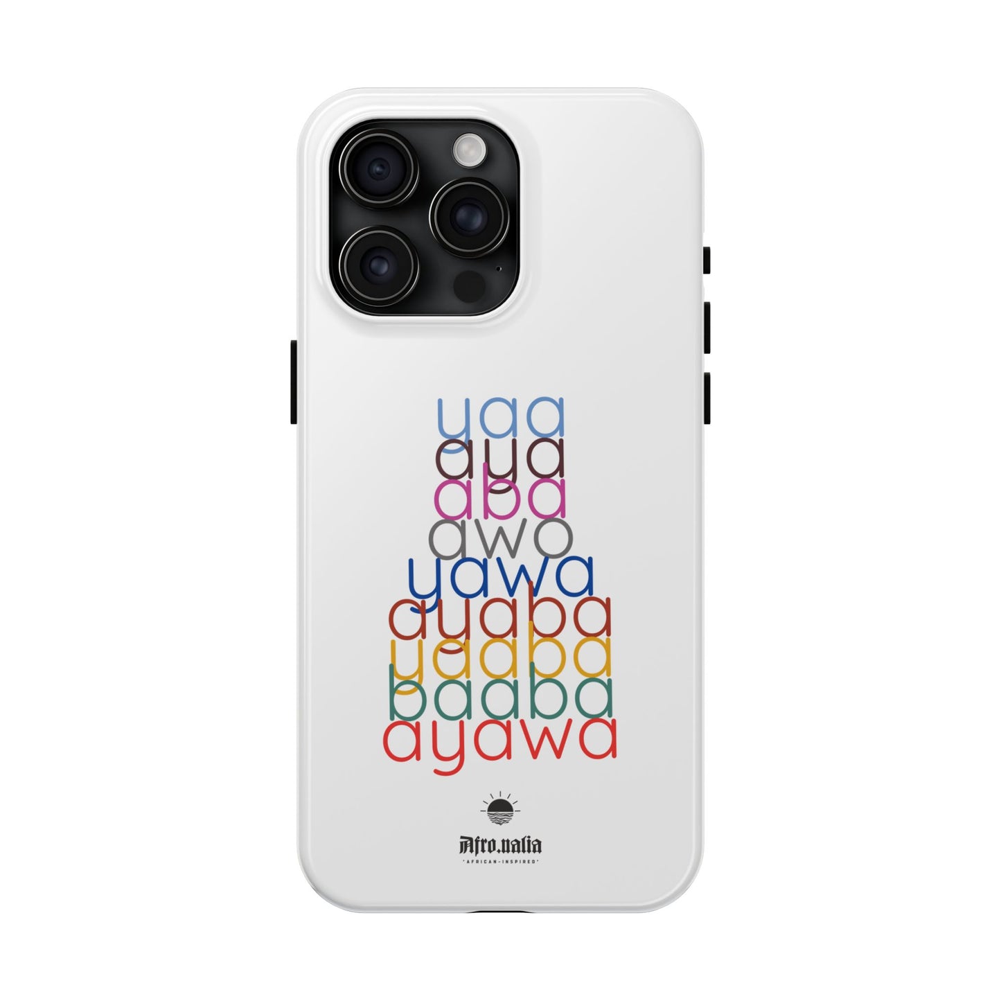 The Shapes of Yaa Tough Phone Cases