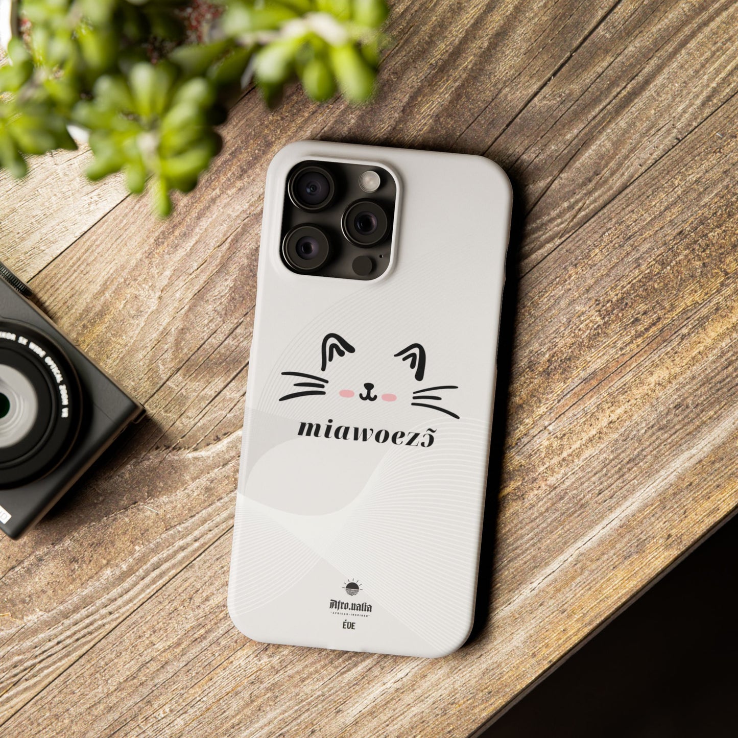 Miawoezo iPhone Slim Phone Cases