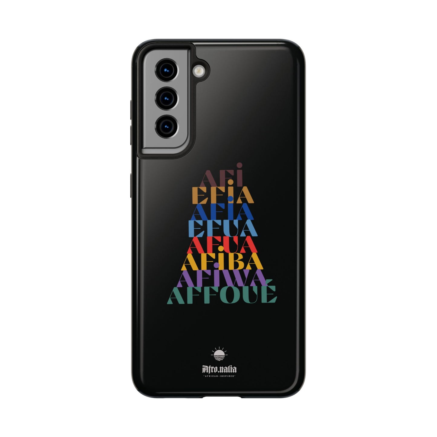 The Shapes of Afia Tough Phone Cases