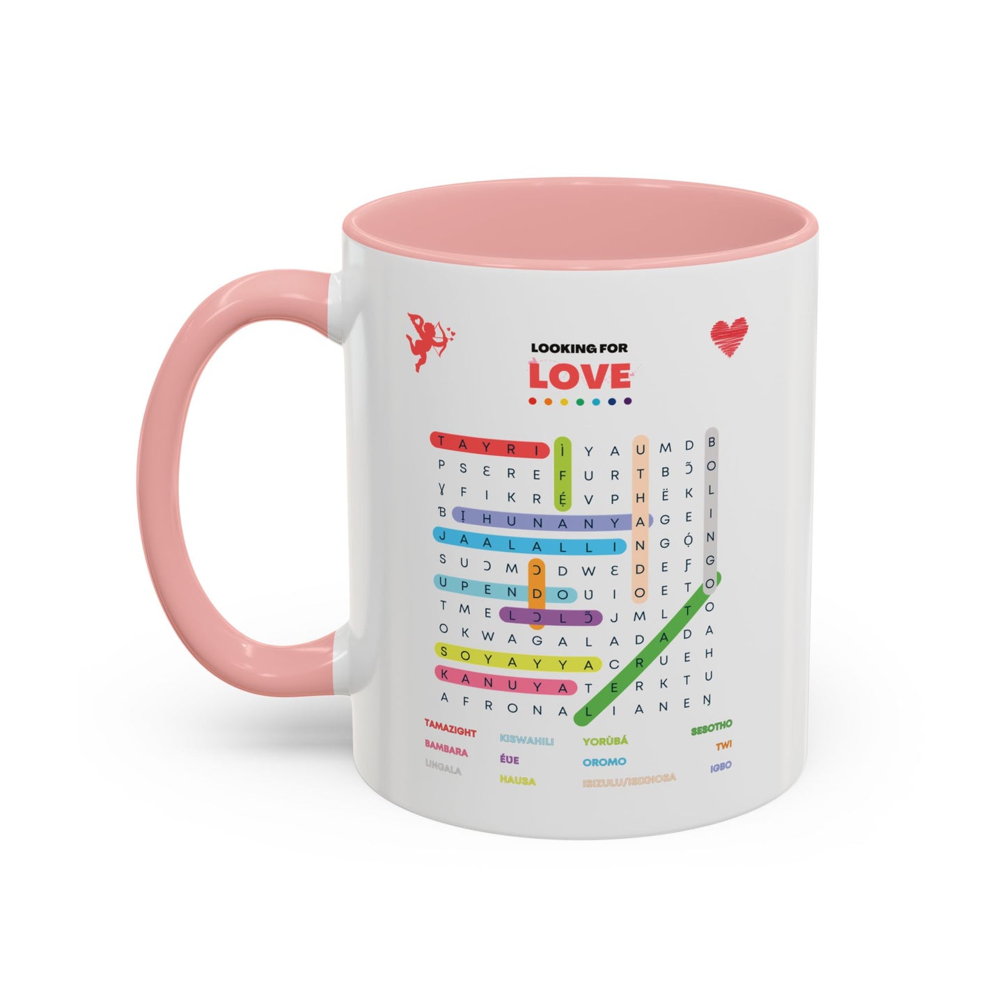 Looking for Love Multi-language Mug