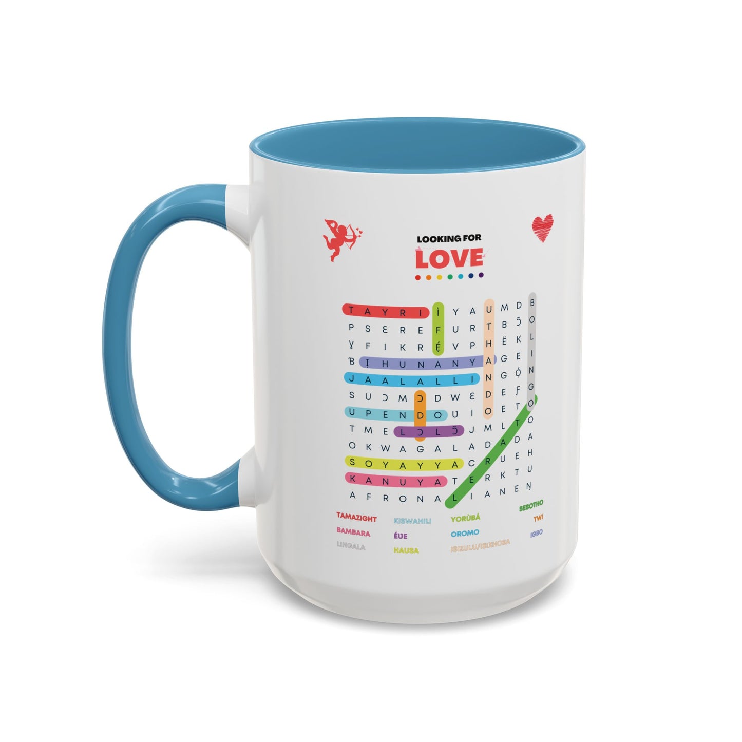 Looking for Love Multi-language Mug