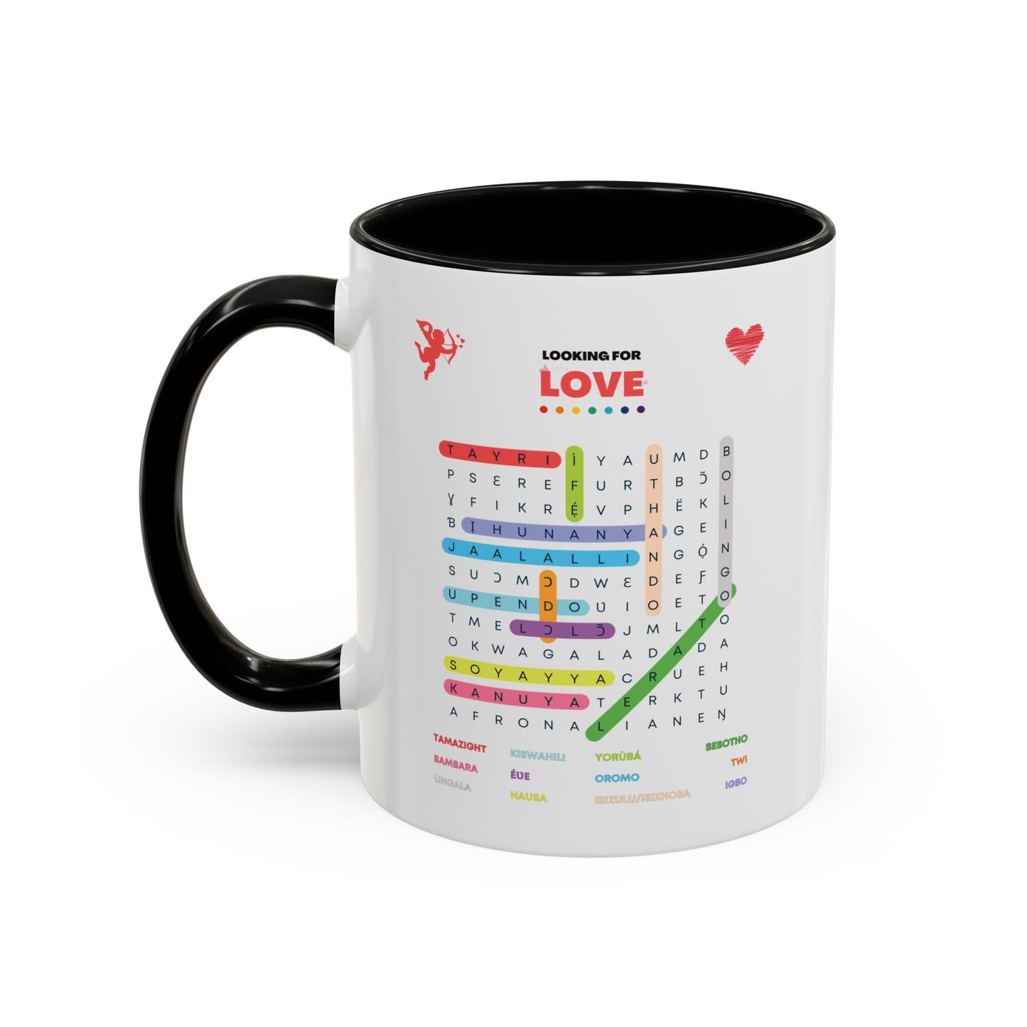 Looking for Love Multi-language Mug