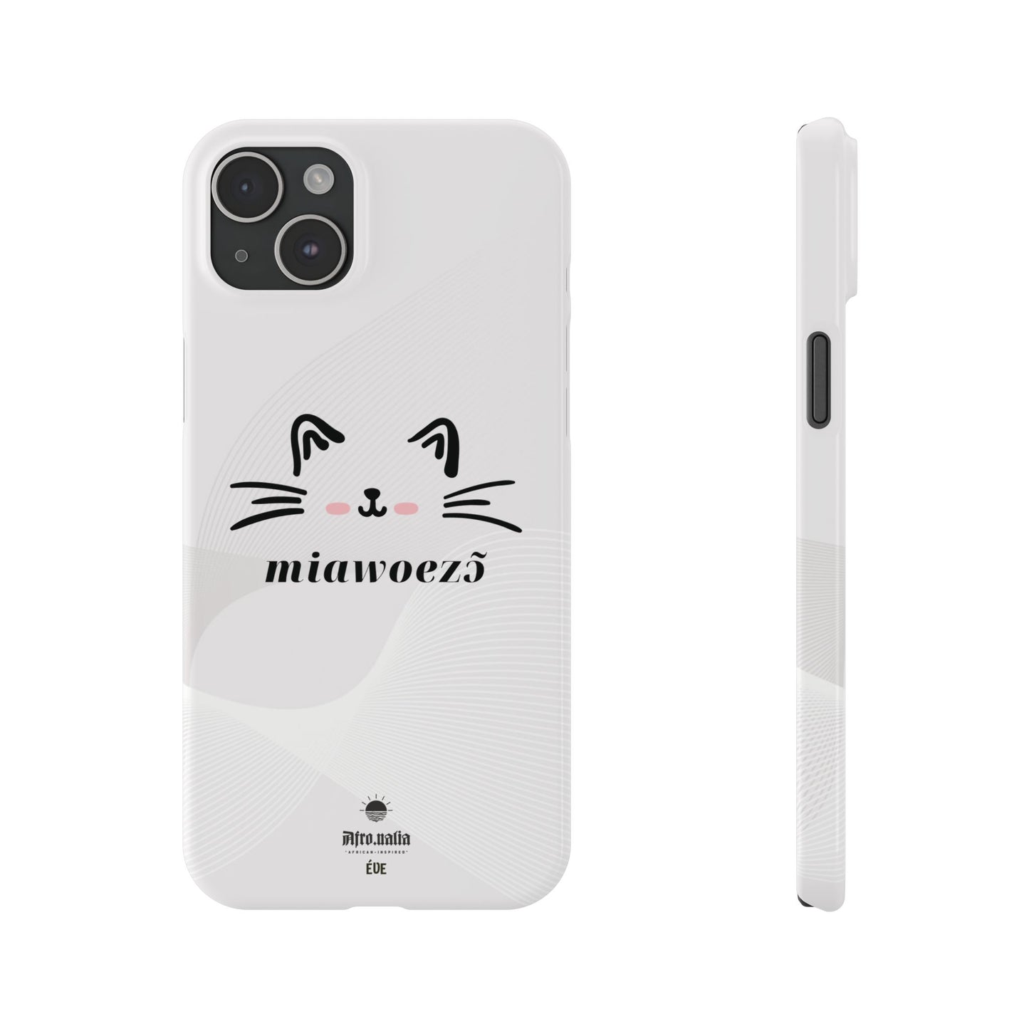 Miawoezo iPhone Slim Phone Cases