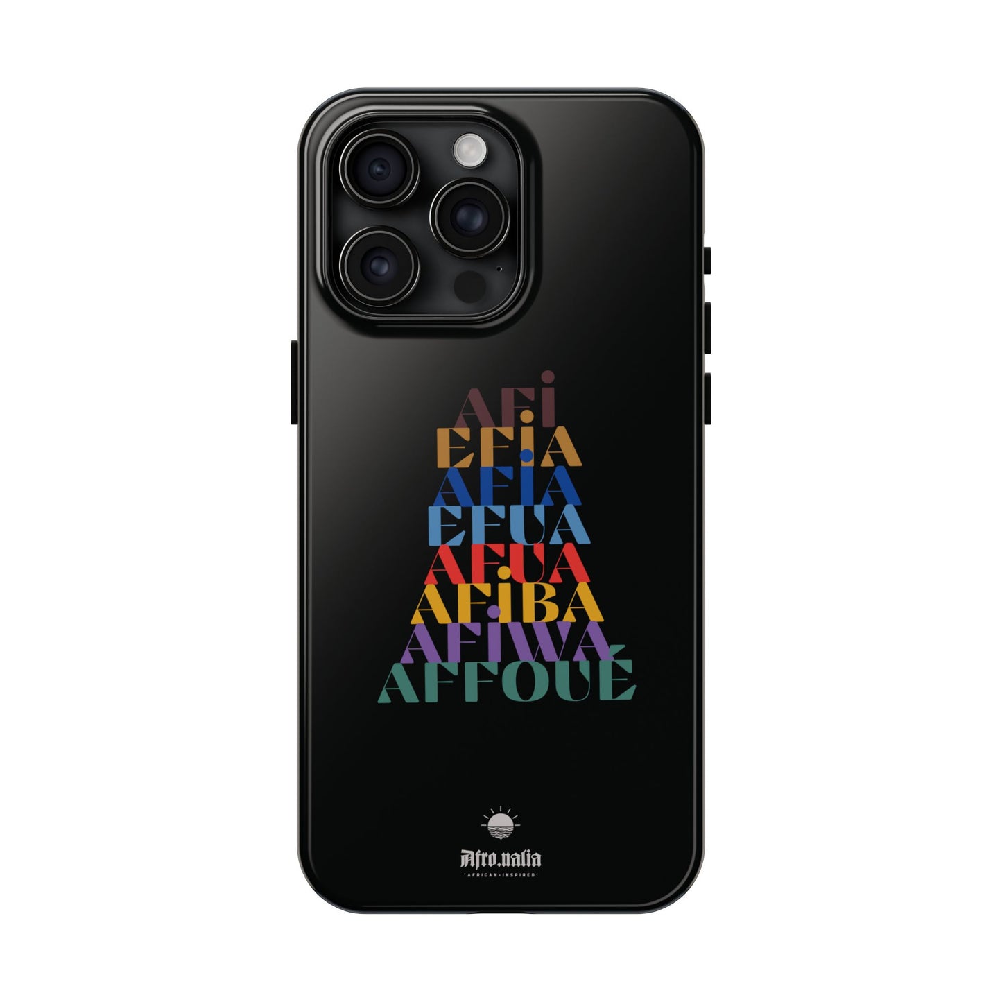 The Shapes of Afia Tough Phone Cases