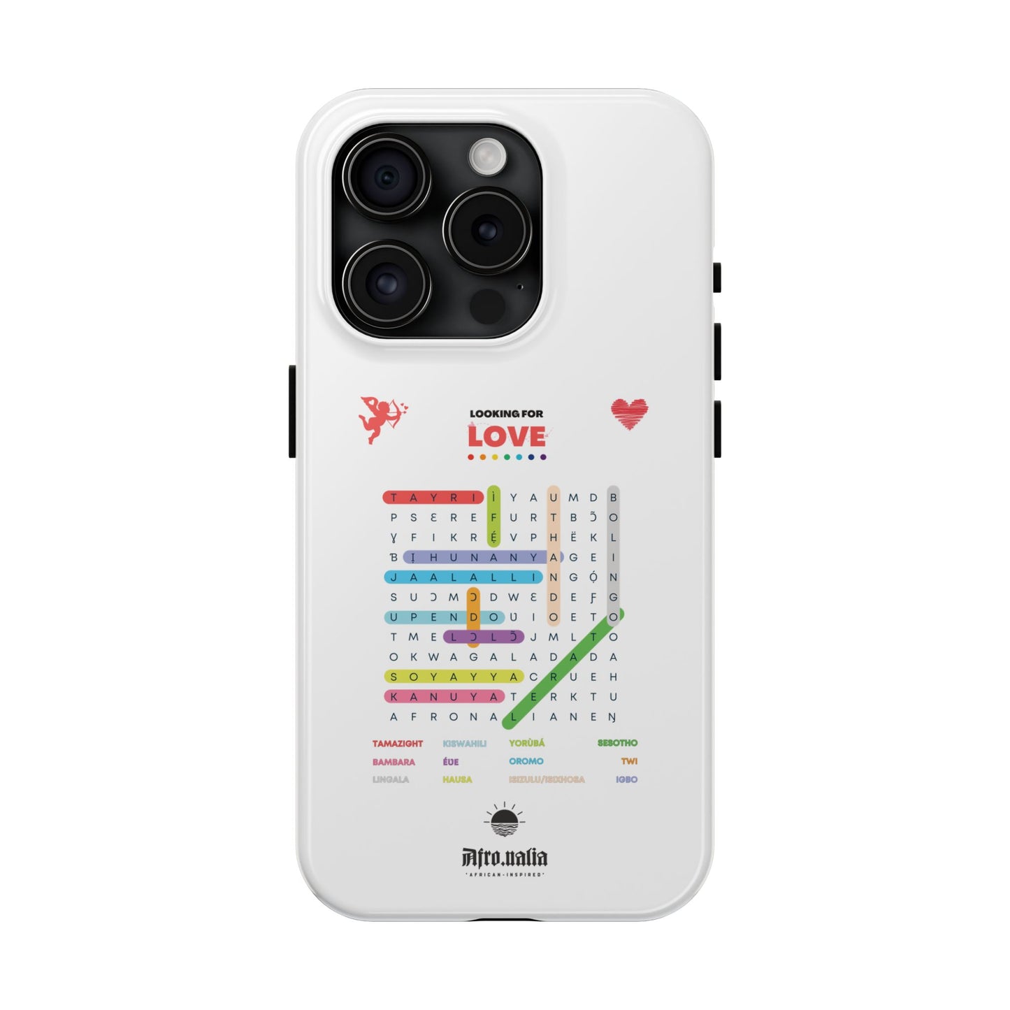 Looking for Love Phone Case - White