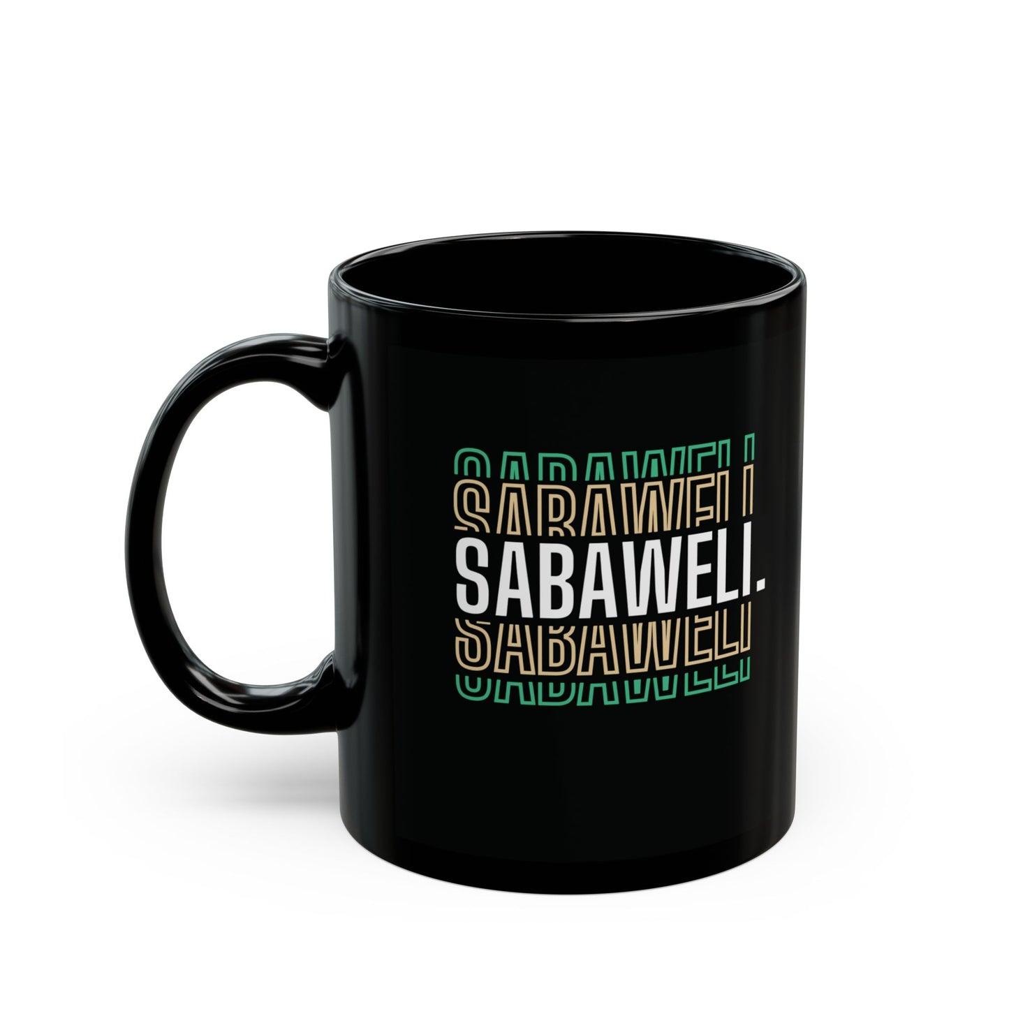 Sabaweli Black Mug