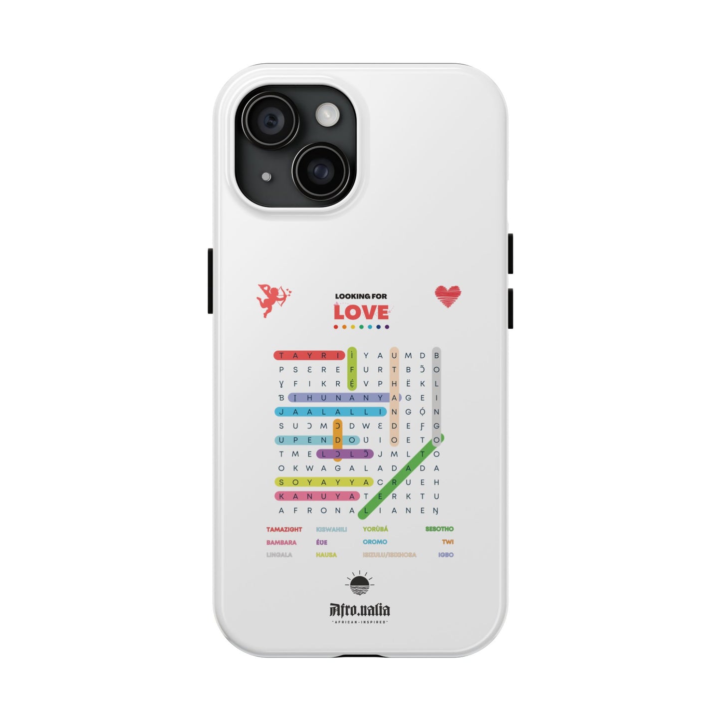 Looking for Love Phone Case - White