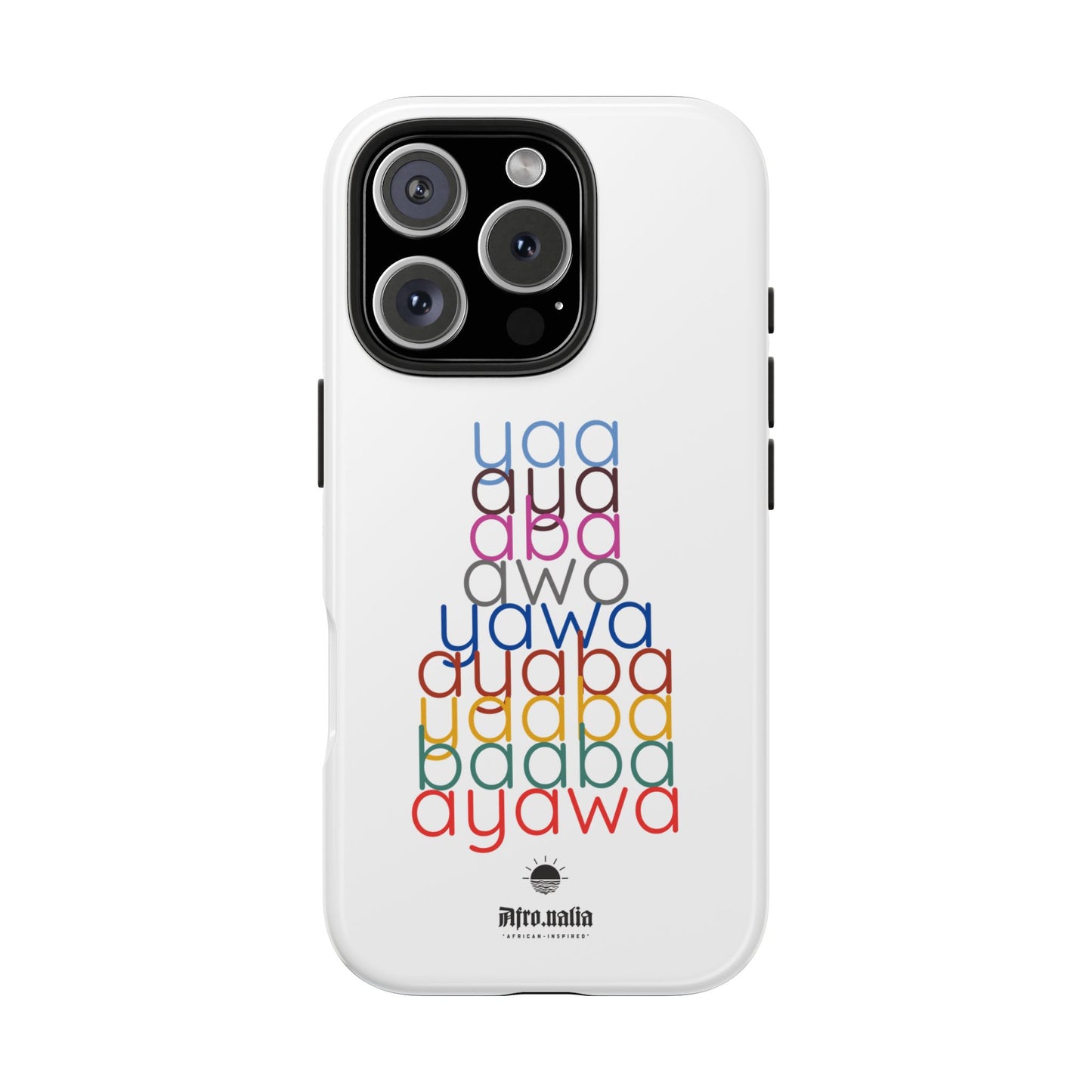 The Shapes of Yaa Tough Phone Cases