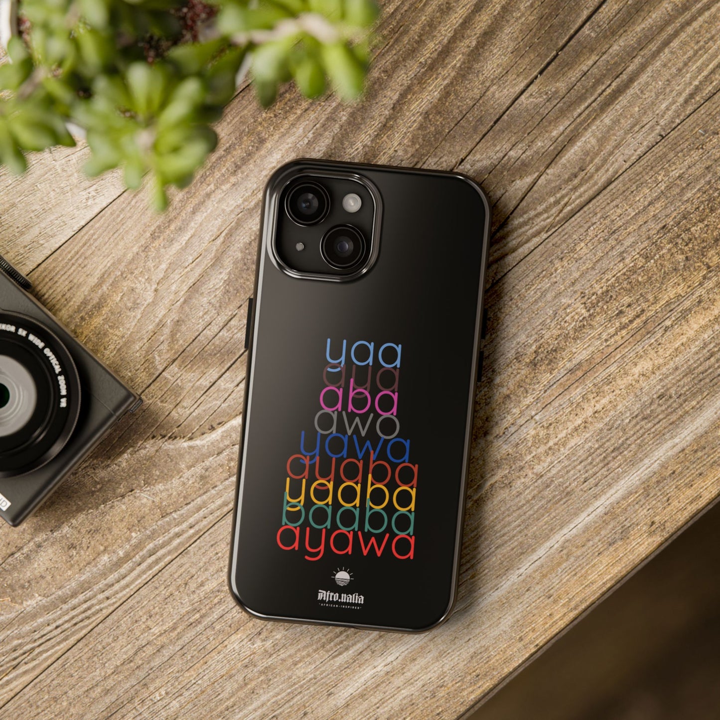The Shapes of Yaa Black Tough Phone Cases