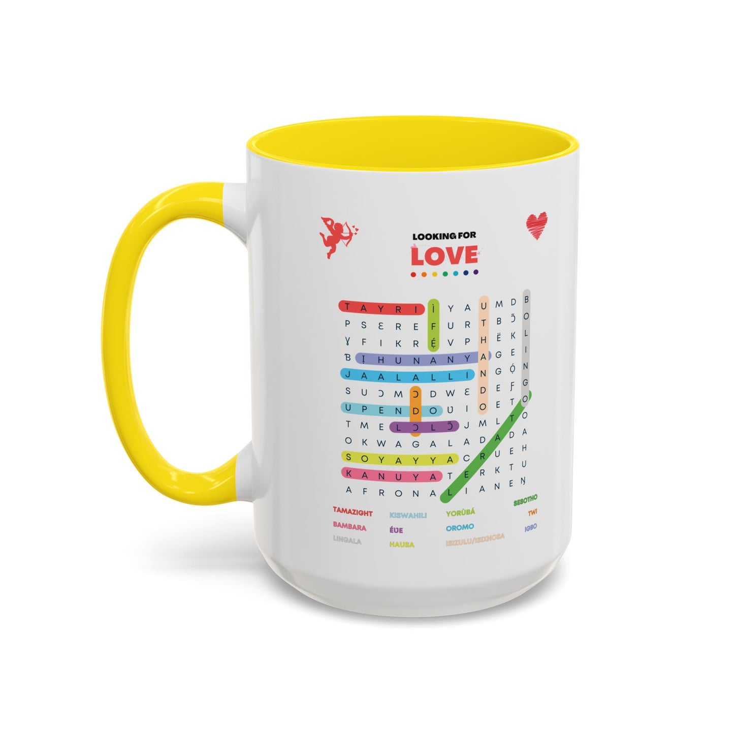 Looking for Love Multi-language Mug