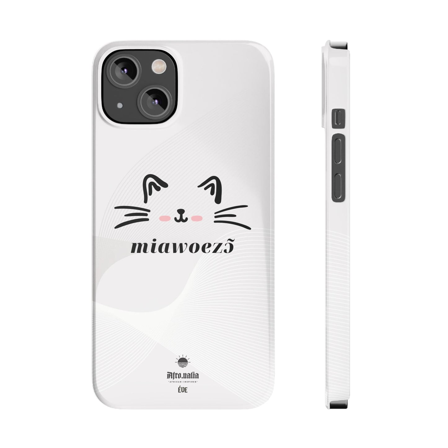 Miawoezo iPhone Slim Phone Cases