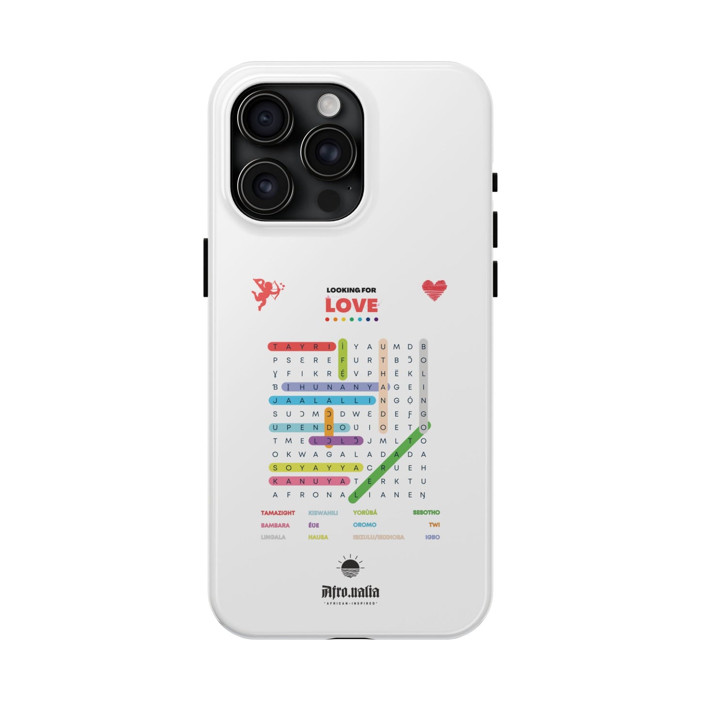 Looking for Love Phone Case - White