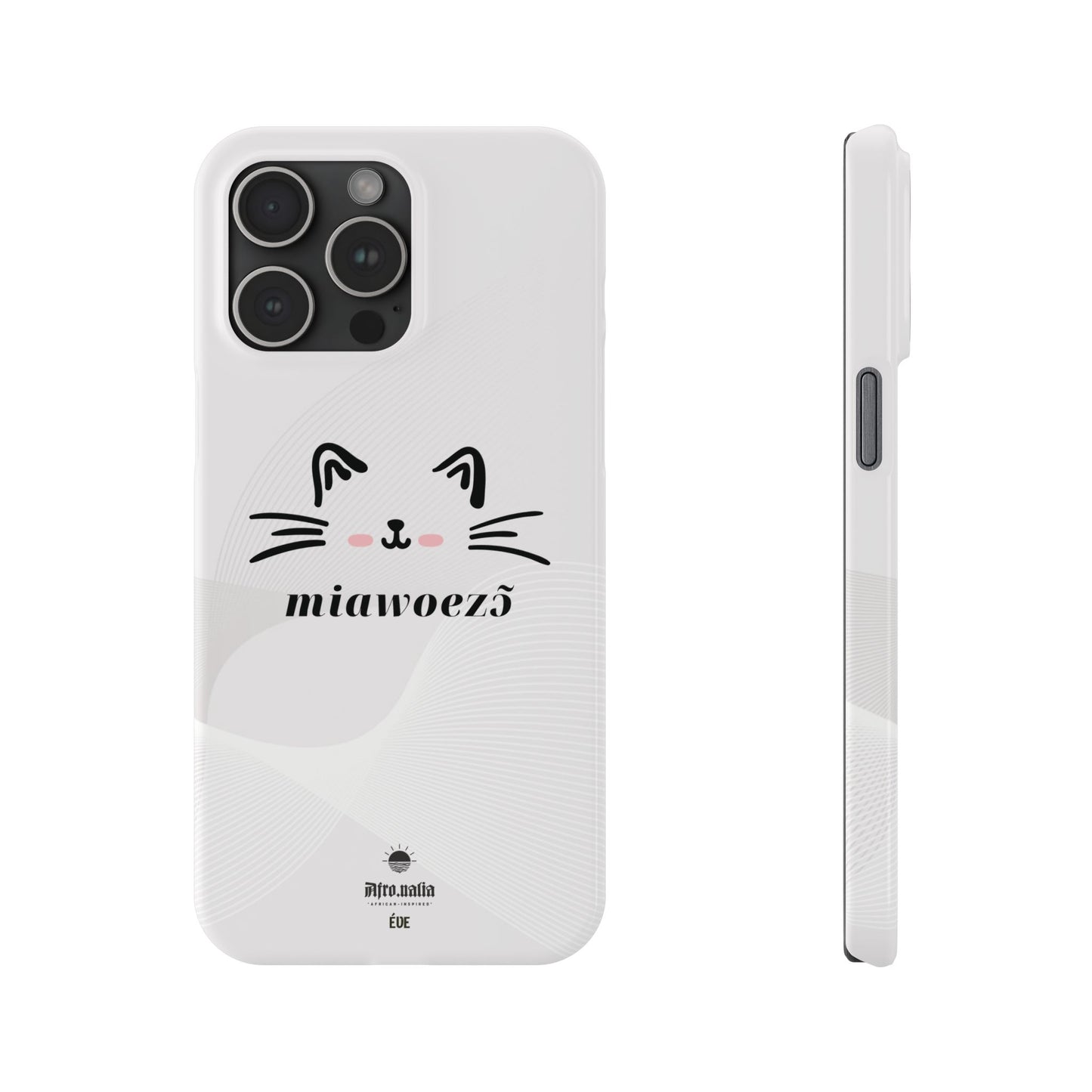 Miawoezo iPhone Slim Phone Cases
