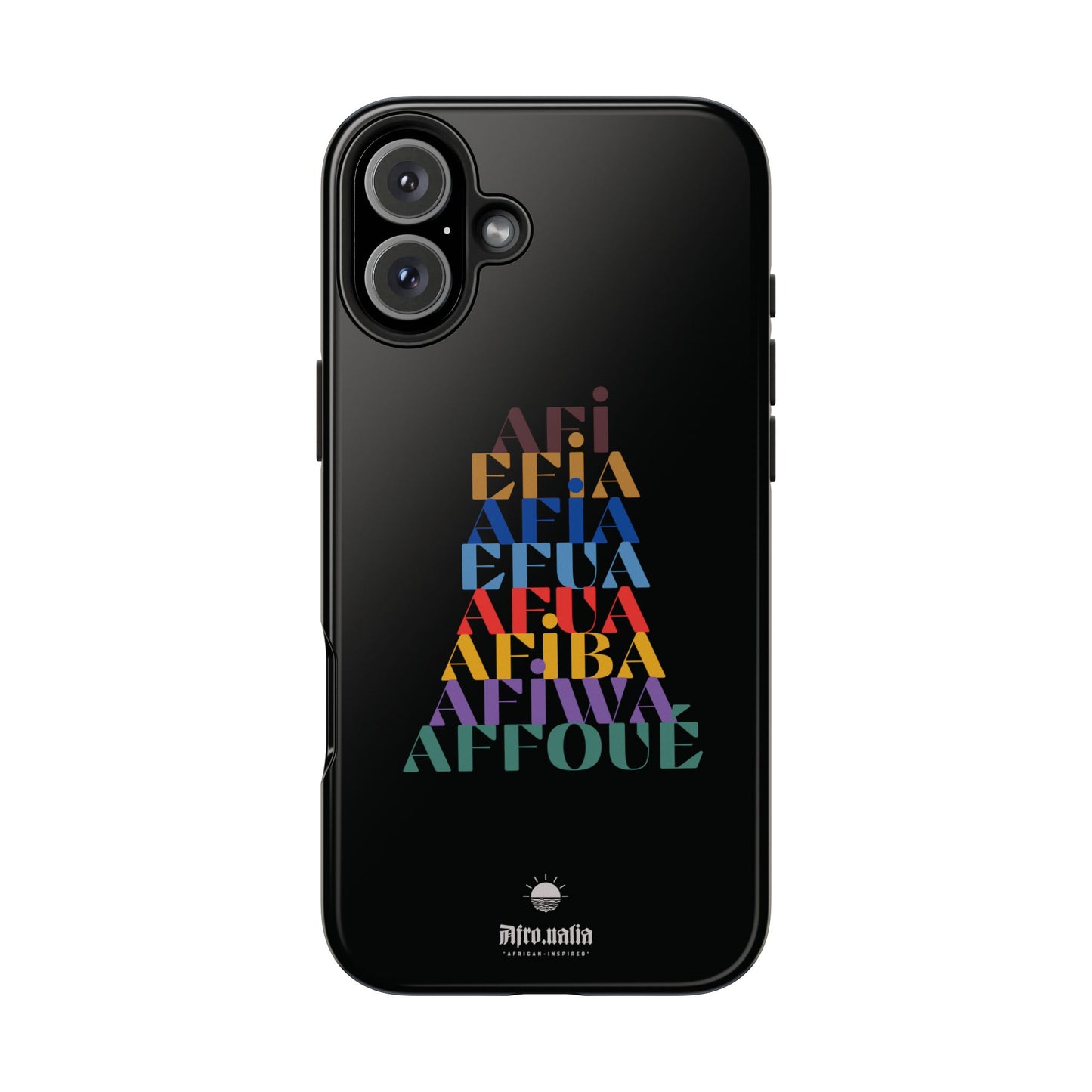 The Shapes of Afia Tough Phone Cases
