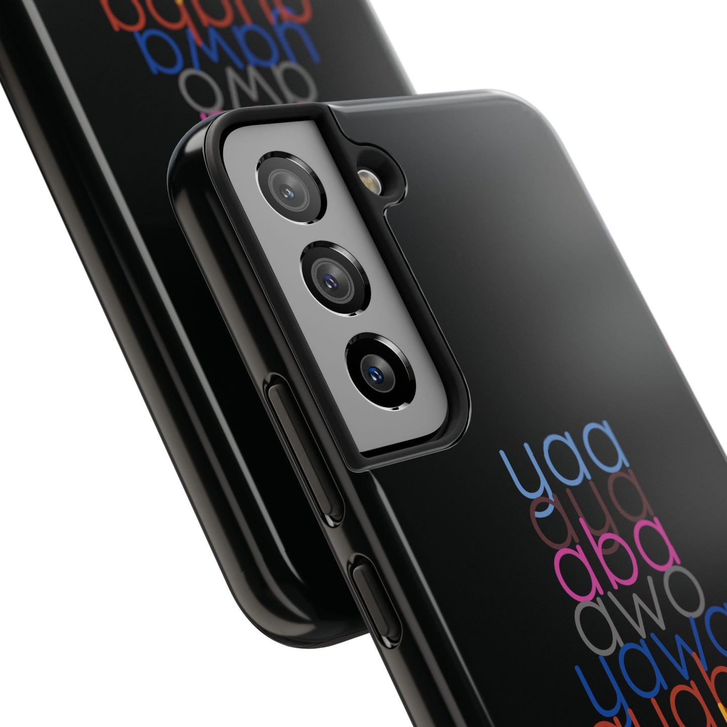 The Shapes of Yaa Black Tough Phone Cases