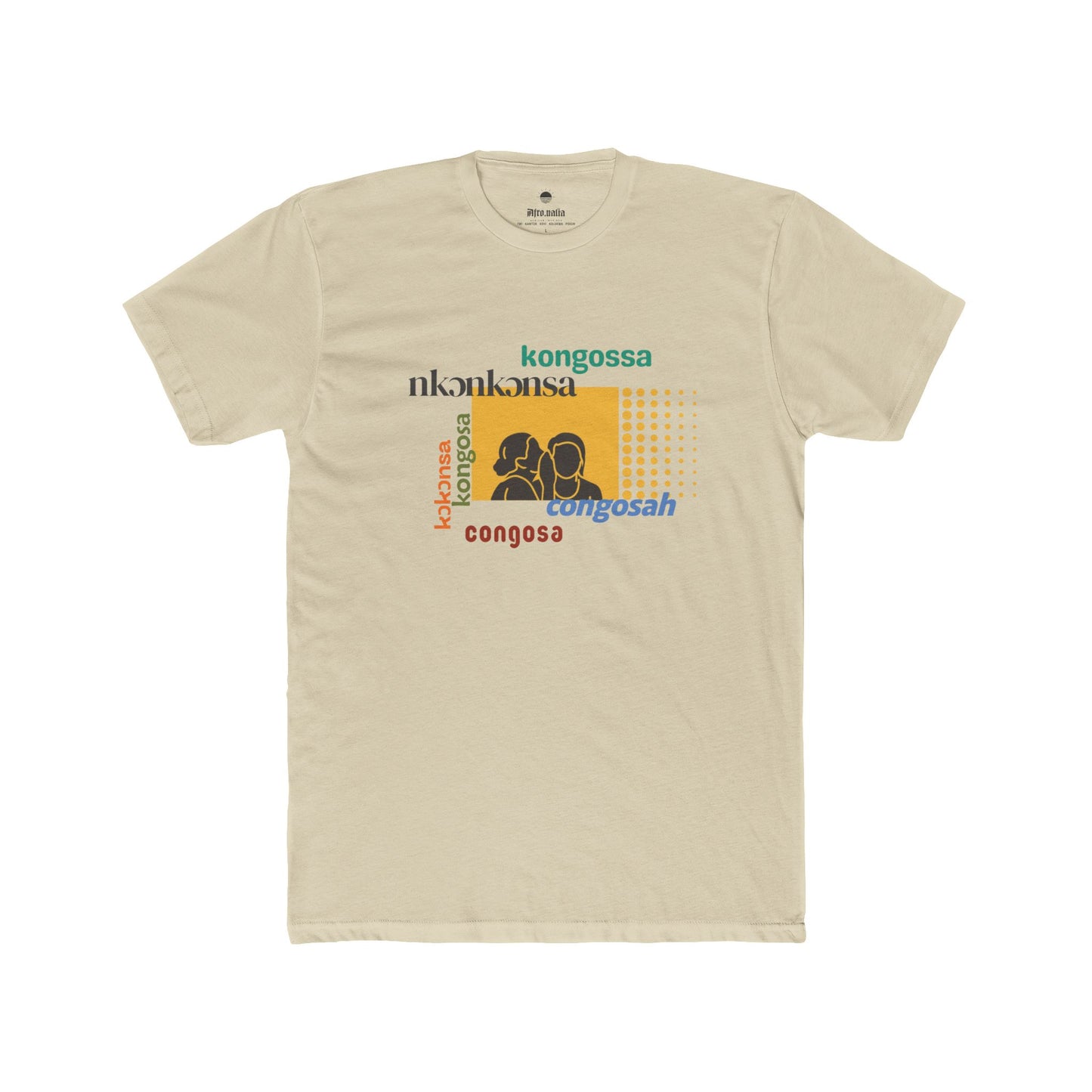 Nkɔnkɔnsa Cotton Crew T-shirt