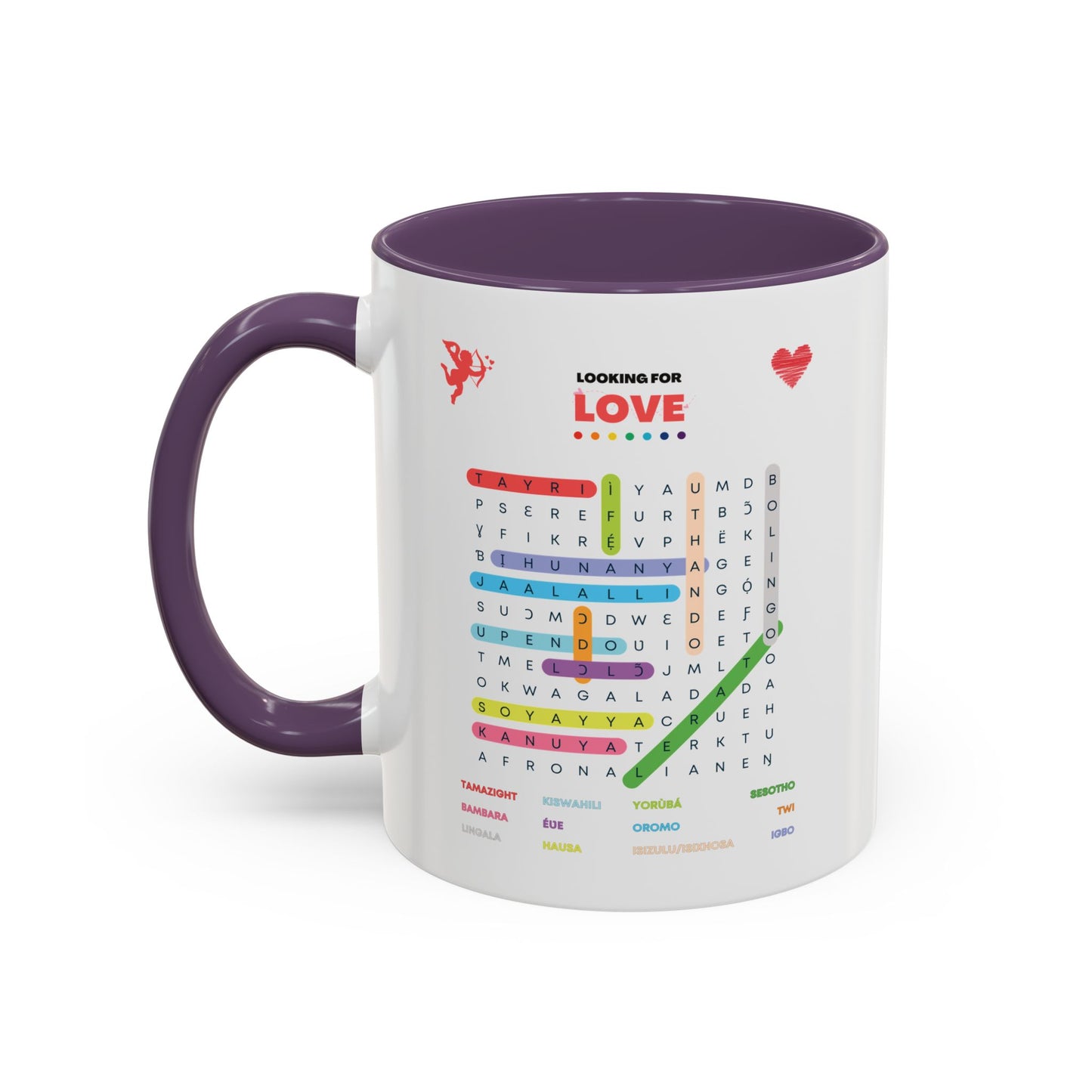 Looking for Love Multi-language Mug