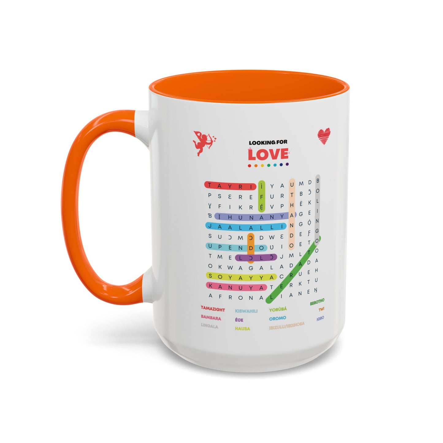 Looking for Love Multi-language Mug