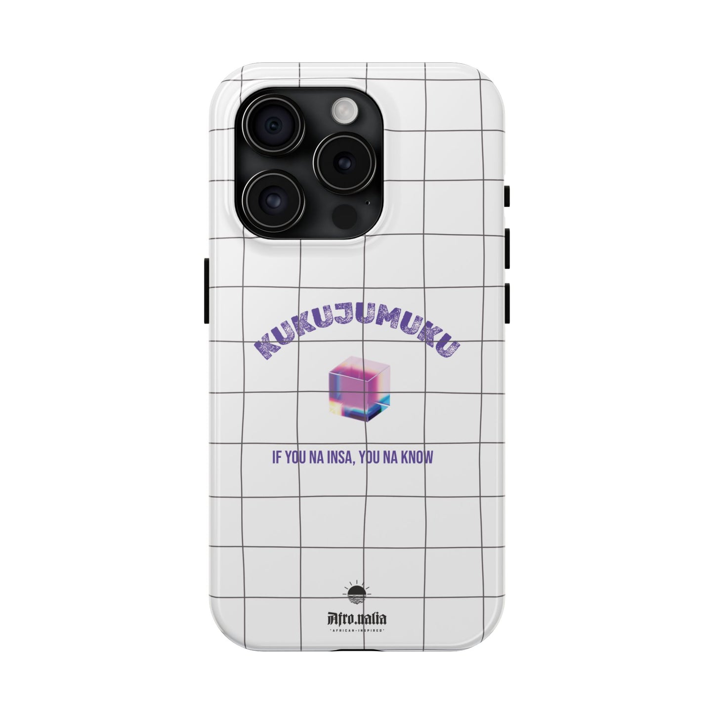 Kukujumuku Black Tough Phone Cases