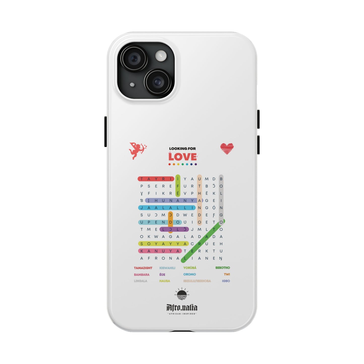 Looking for Love Phone Case - White