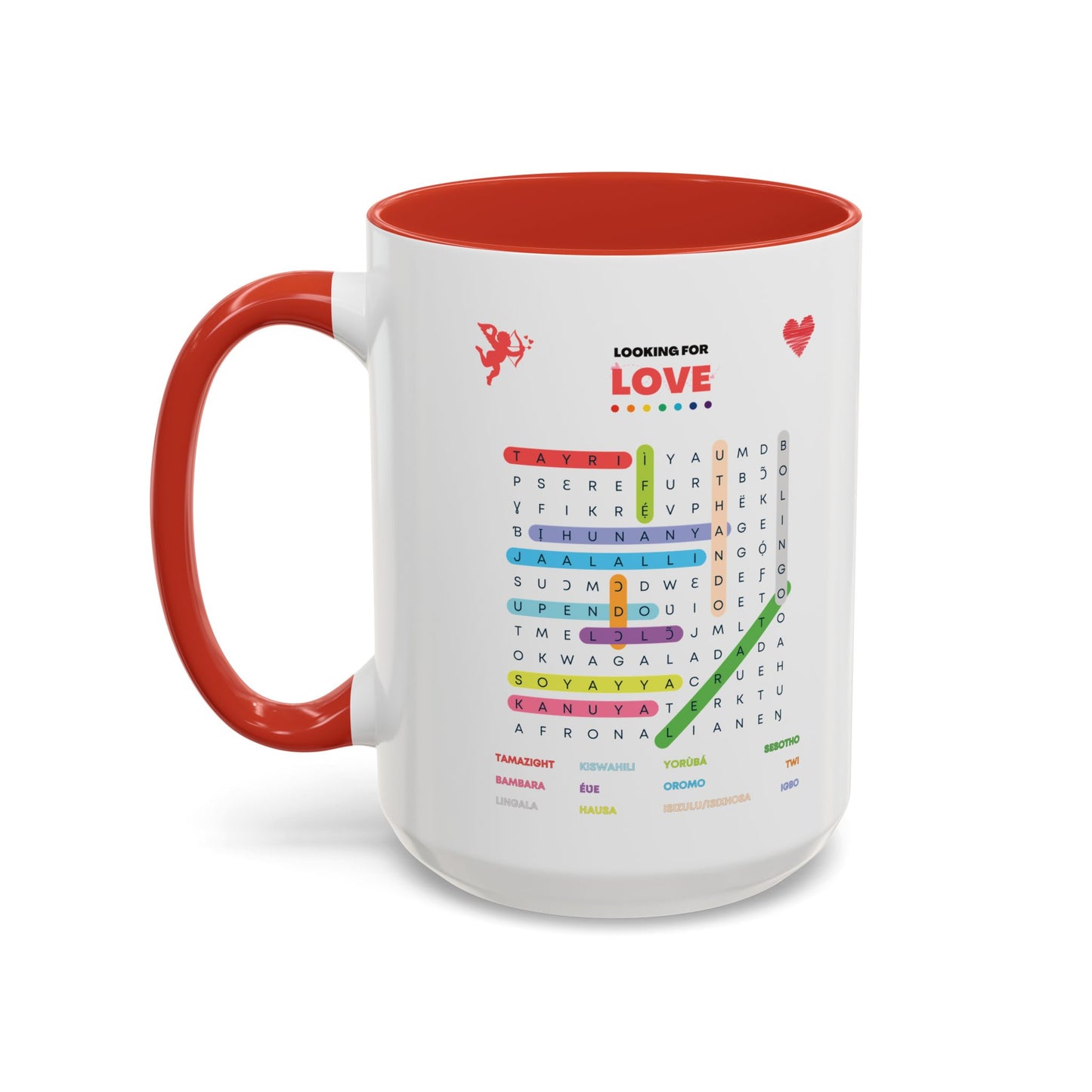 Looking for Love Multi-language Mug