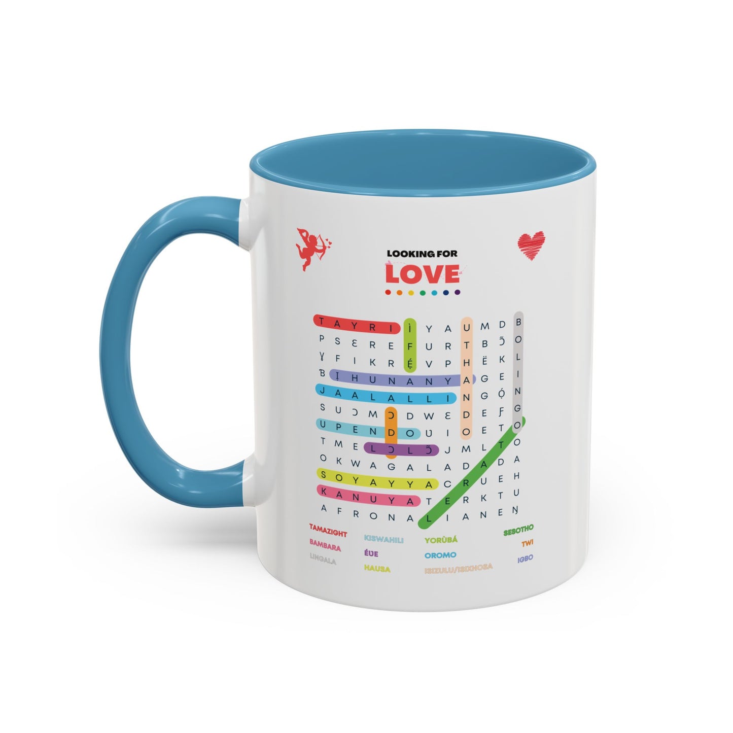 Looking for Love Multi-language Mug
