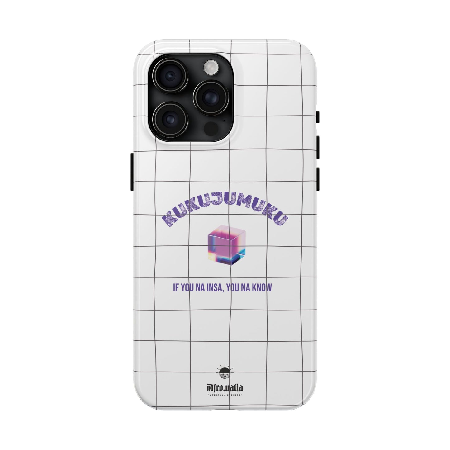 Kukujumuku Black Tough Phone Cases