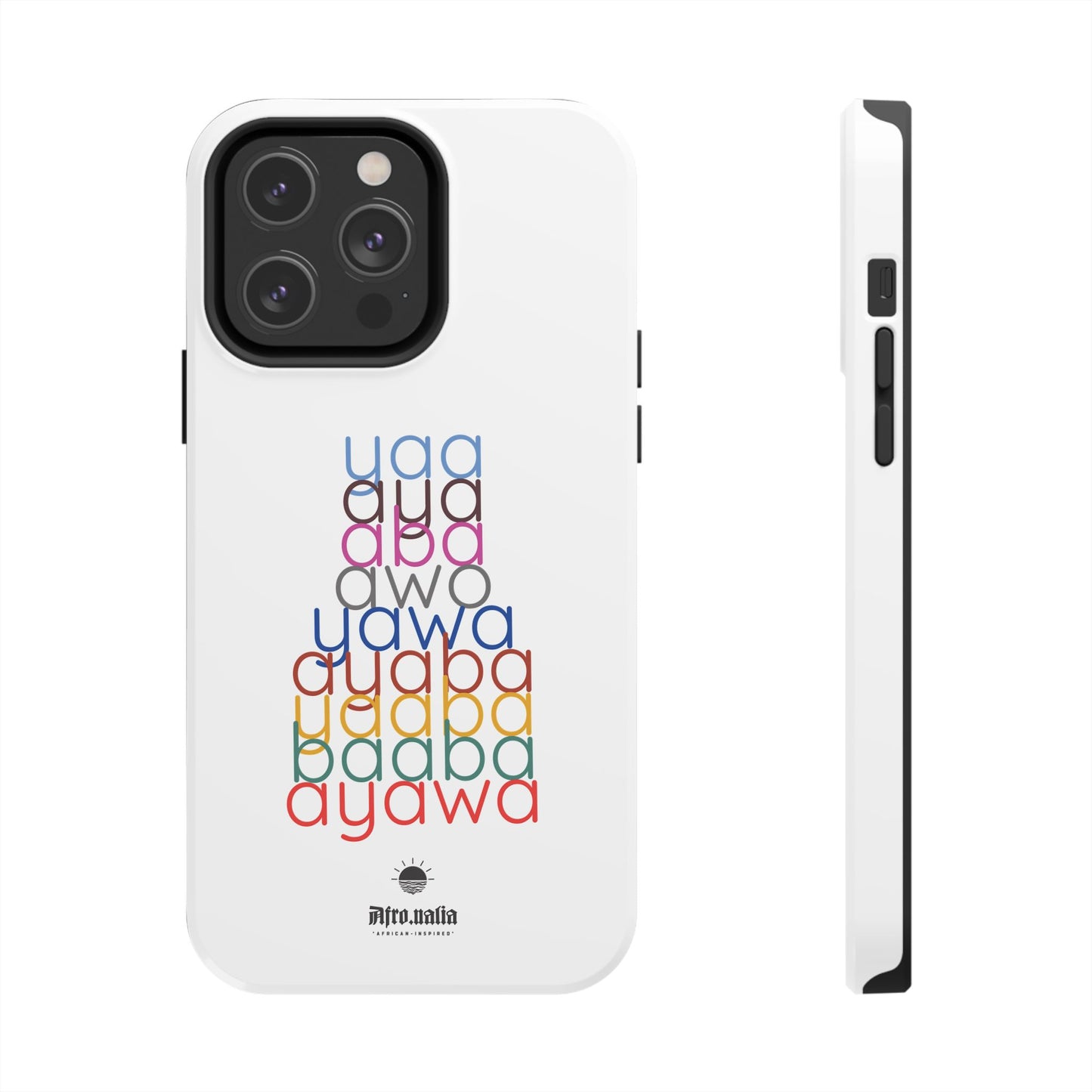 The Shapes of Yaa Tough Phone Cases