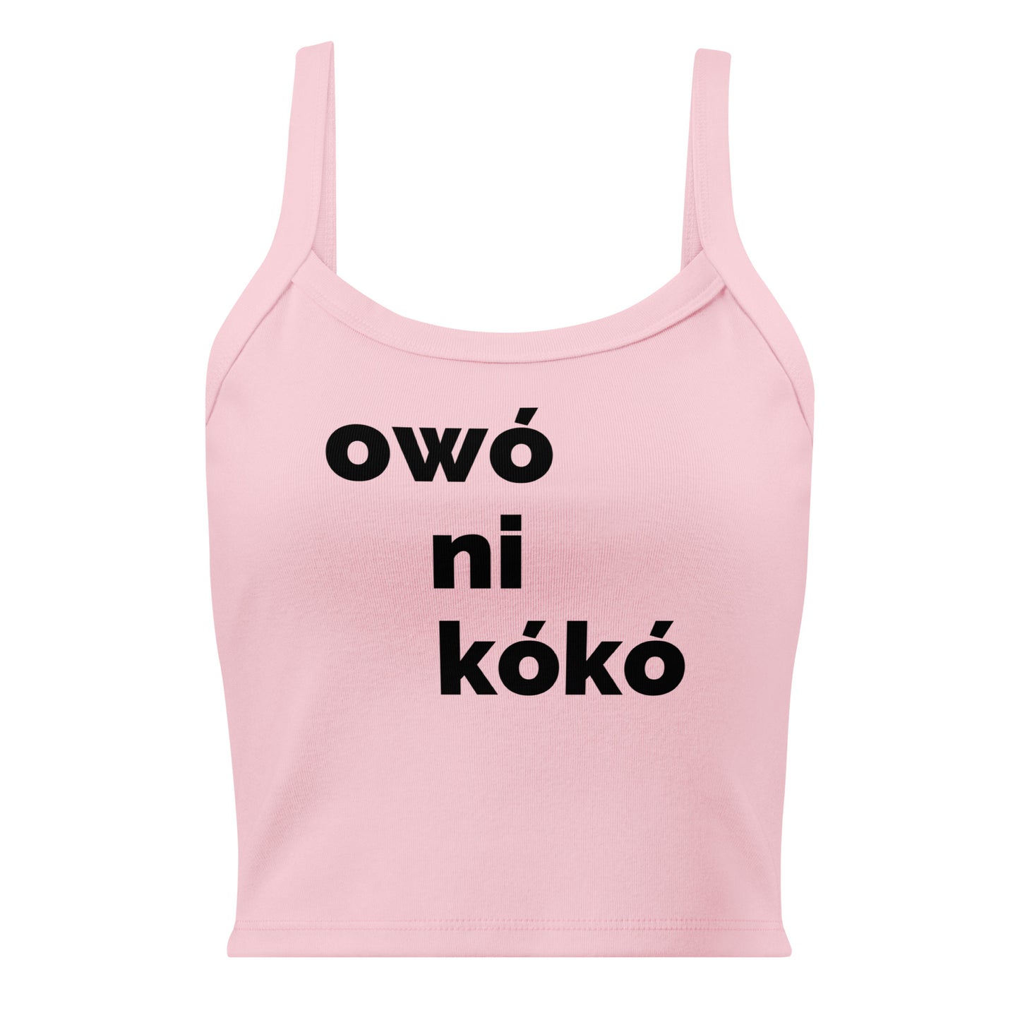 Owó Ni Kókó Micro-Rib Tank Top
