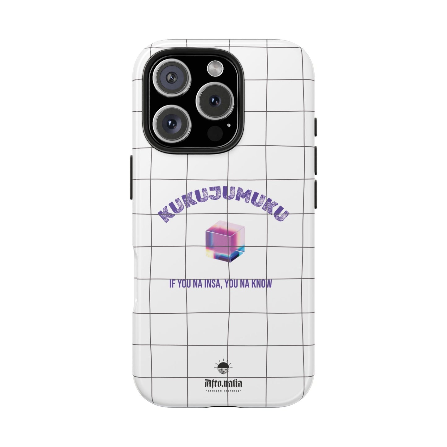 Kukujumuku Black Tough Phone Cases